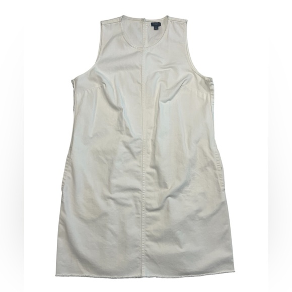 J. Crew White Sleeveless Sheath Dress for Weddings - Picture 2 of 5
